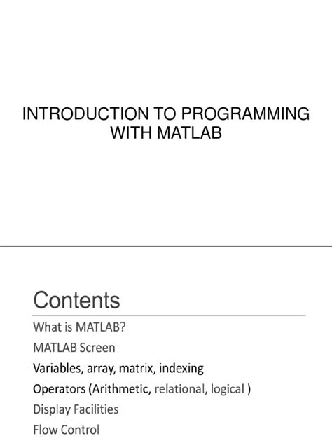 Image result for Intro to MATLAB