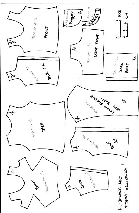 Afbeeldingsresultaten voor Barbie Baby Clothes Patterns