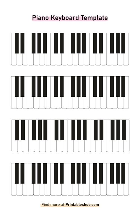 Piano Keyboard Printable Free に対する画像結果