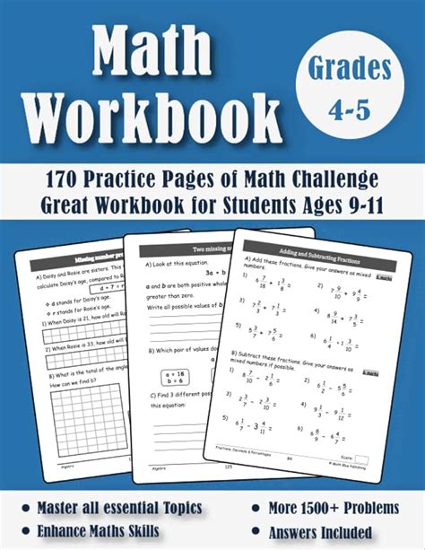 Image result for 4th Grade Math Workbook