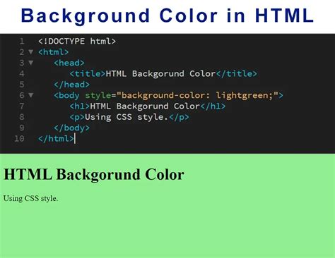Image result for HTML Body Background Color