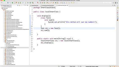 Toradh íomhá ar Local Inner Class in Java