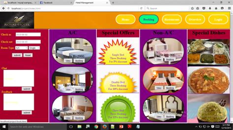 Project Hotel Management HTML CSS JavaScript React に対する画像結果