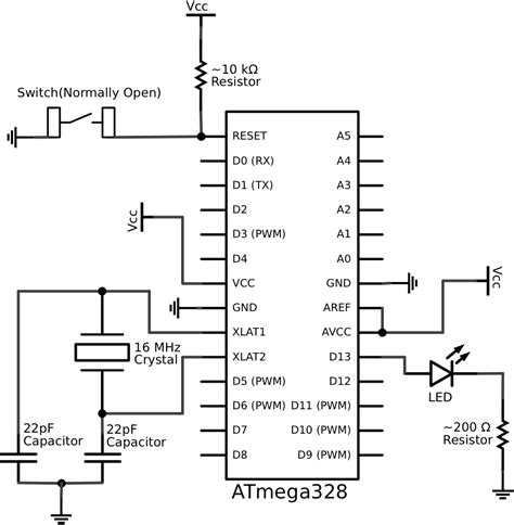 Image result for Arduino Circuit Diagram Simple Connection
