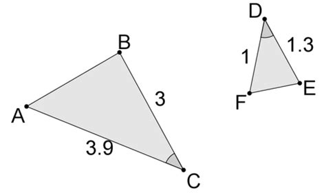 Toradh íomhá ar SAS Triangle Example
