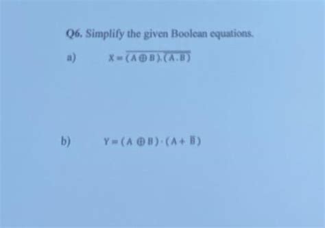 Simplifying Boolean Equations に対する画像結果