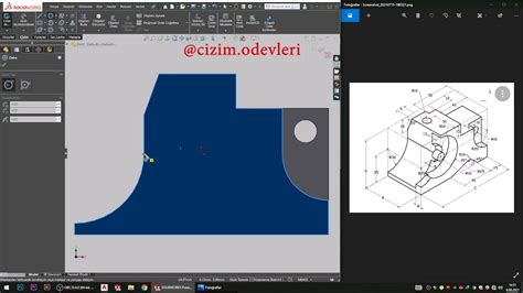 Image result for SolidWorks Part Drawing Example