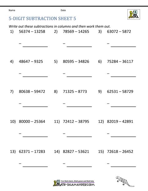 Image result for Subtraction Problem Solving Worksheet