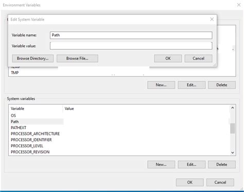 Image result for Environment Variables Editor