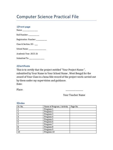 Afbeeldingsresultaten voor Class 12 CS Practical File Python