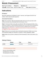 Image result for Module 9 Written Assessment