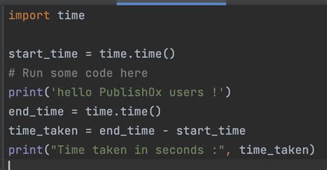 Image result for How to Time a Code in Python