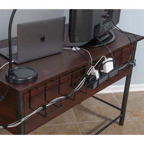 Wire Tray Desk Cable Organizer | Cable management diy, Cable management ...