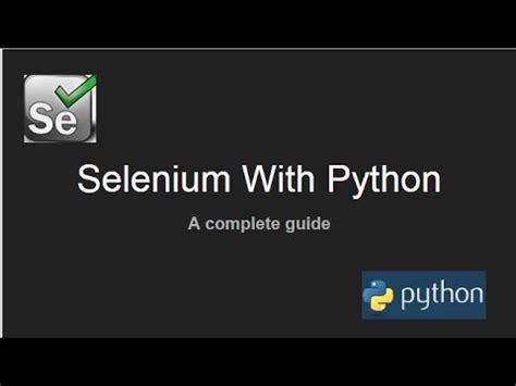 Image result for Python Selenium Road Map