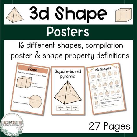 Image result for Three-Dimensional Shapes Names