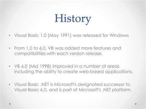 Image result for What Is the History of Visual Basic