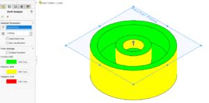 Image result for Draft Feature SolidWorks