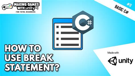 Image result for How to Do a Line Brake in Unity