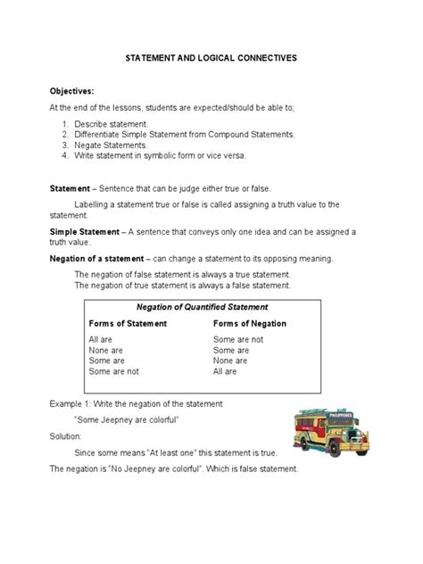 Image result for Connected Statement Examples