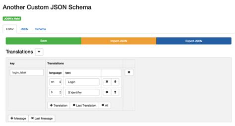 Dashy UI JSON Editor に対する画像結果