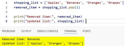 Image result for Pop Method Python