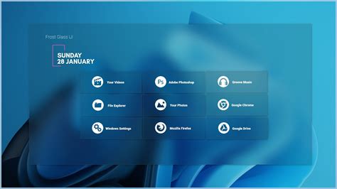 Afbeeldingsresultaten voor Frost Glass UI