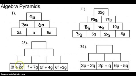 Image result for Pyramid Math Problems Grade 4