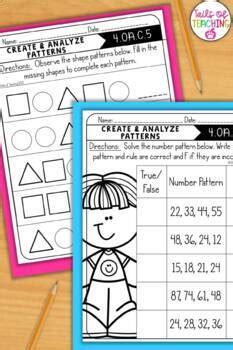 Image result for Grade 4 Math Patterns Worksheets