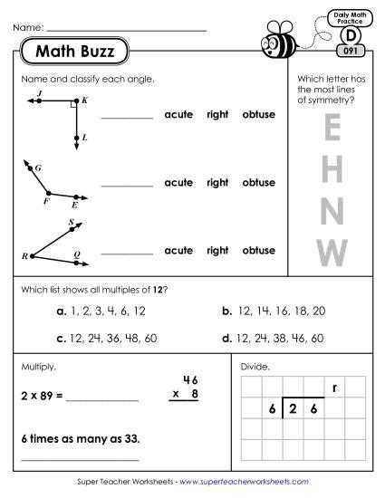 Afbeeldingsresultaten voor Daily Math Practice 4th Grade Answer Key Math Buzz