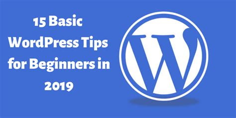 Image result for Basic Tutorial for WordPress