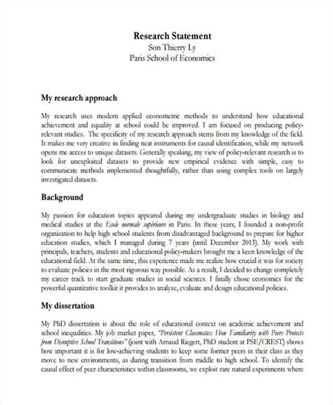 Image result for Teaching Research Statement Example