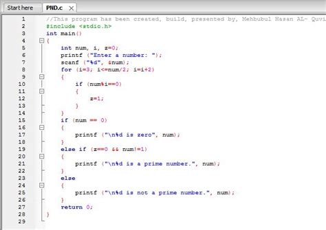Image result for C Program to Generate Prime Numbers