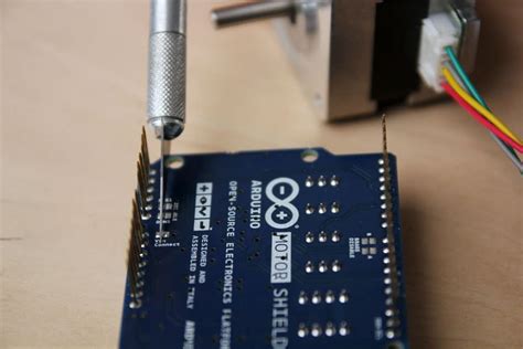 Toradh íomhá ar Arduino Stepper Motor Control Shield