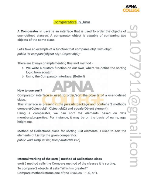 Image result for Generic Comparator Java