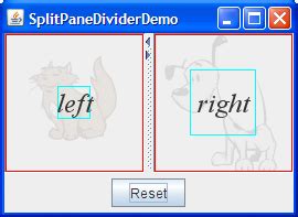 Toradh íomhá ar Java Swing Seperator