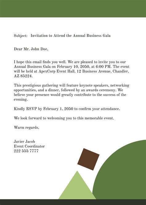 Afbeeldingsresultaten voor Formal Dinner Invitation Letter