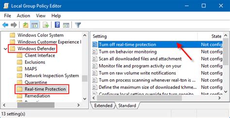 Windows Defender Real Time に対する画像結果