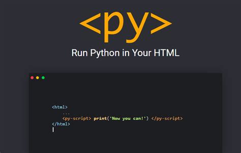 Image result for How to Put Python in HTML