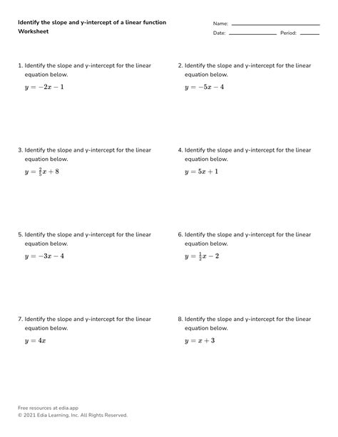 Image result for Linear Functions Worksheet