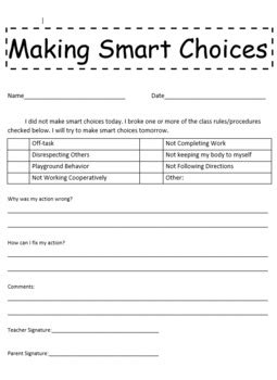 Image result for Student Safety Reflection Sheet