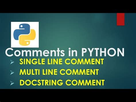 Afbeeldingsresultaten voor Single Line Comment Python