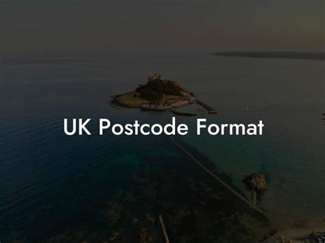 Afbeeldingsresultaten voor UK Postcode Format