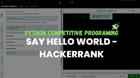 Image result for HelloWorld Case HackerRank in Python