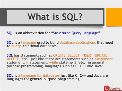 Image result for Wat Is SQL