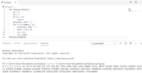 Bildergebnis für Fibonacci Series Python Program