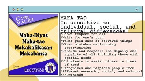 Image result for Core Values of DepEd PowerPoint