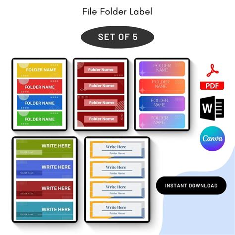 Image result for Make File Folder Labels DIY