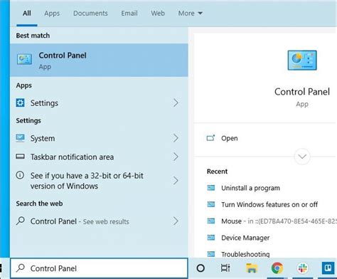 Image result for Control Panel Windows 10
