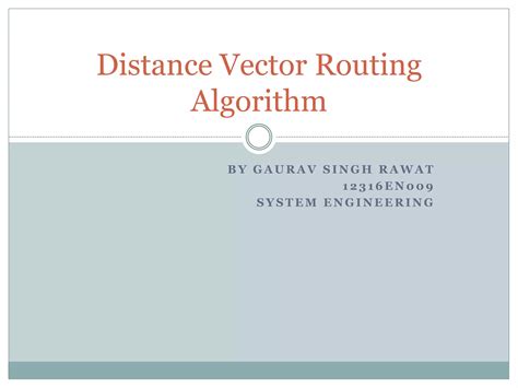 Image result for Example for the Distance Vector Algorithm