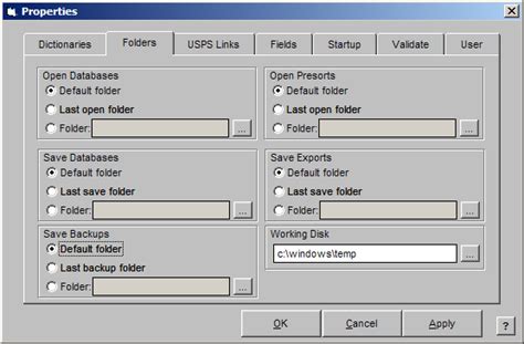 Image result for Folder Properties Dialog Box